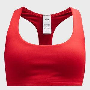 NWT Alo Yoga Airlift Advantage Racerback Sports Bra Red xs
